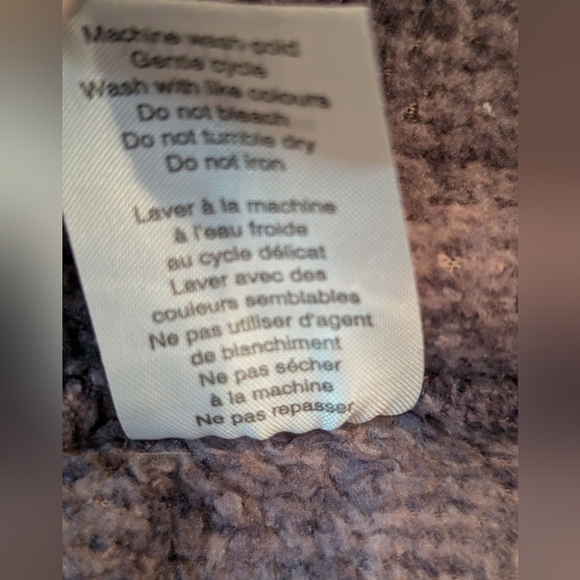 O'Neill Lightweight Purple  Fleece Pullover  Women's S/M or Youth XXL - Picture 7 of 10